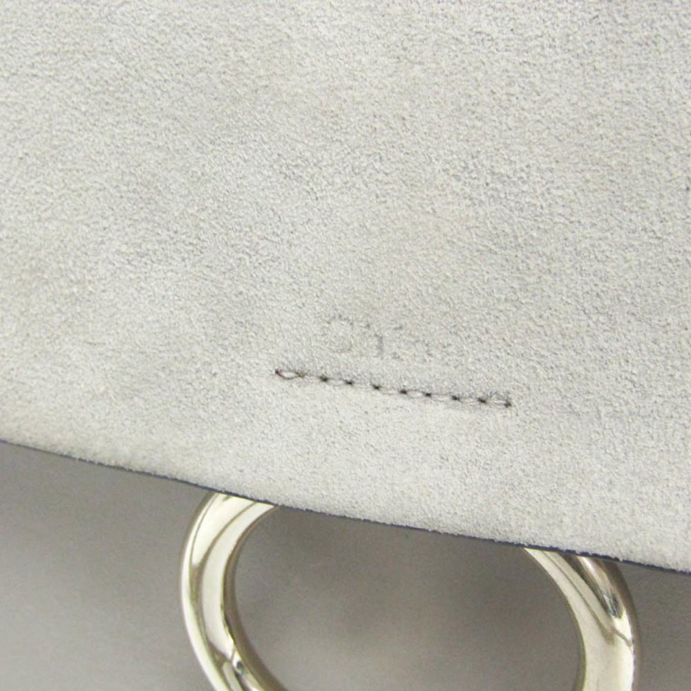 CHLOE Gray Leather Shoulder Bag - Picture 11 of 16